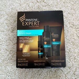 Pantene pro-v expert keratin repair starter kit split end fuser shampoo conditio